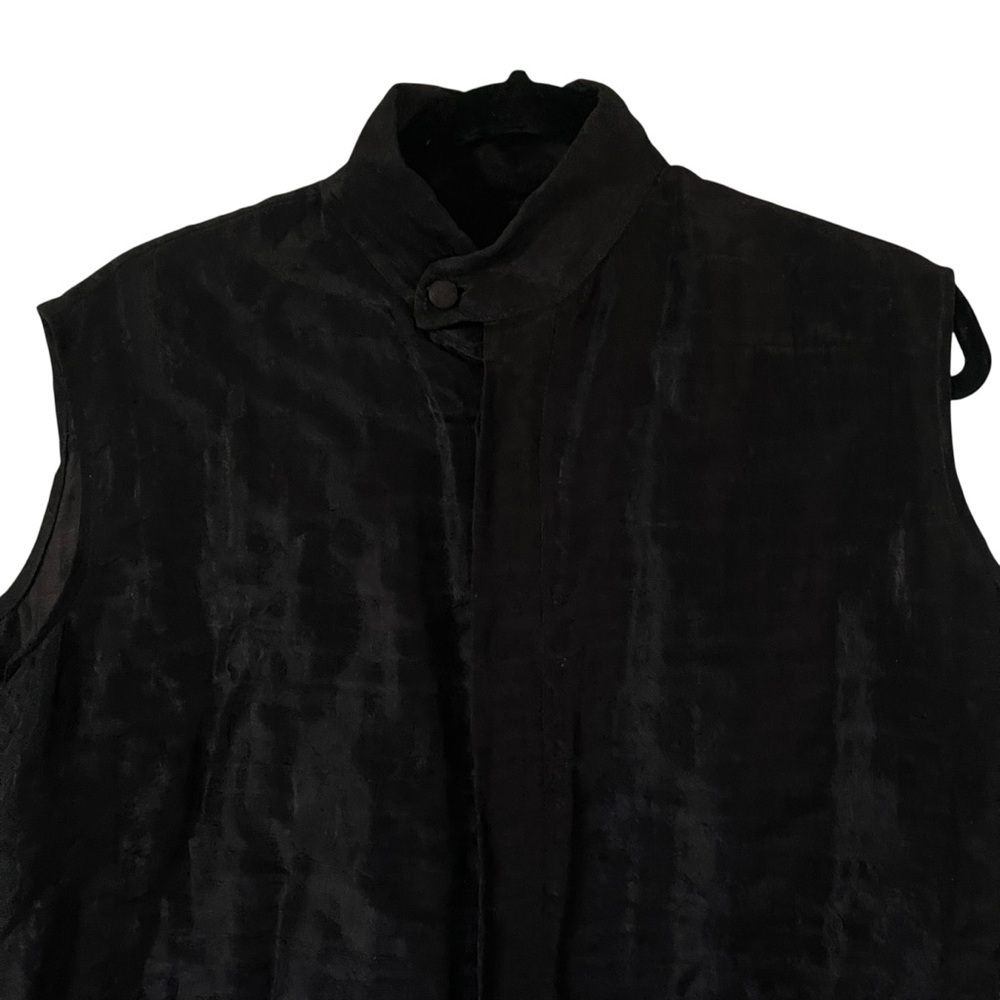 Eskandar Neiman Marcus Brown Textured Regular Fit Outerwear Women Vest Size 1 View 6